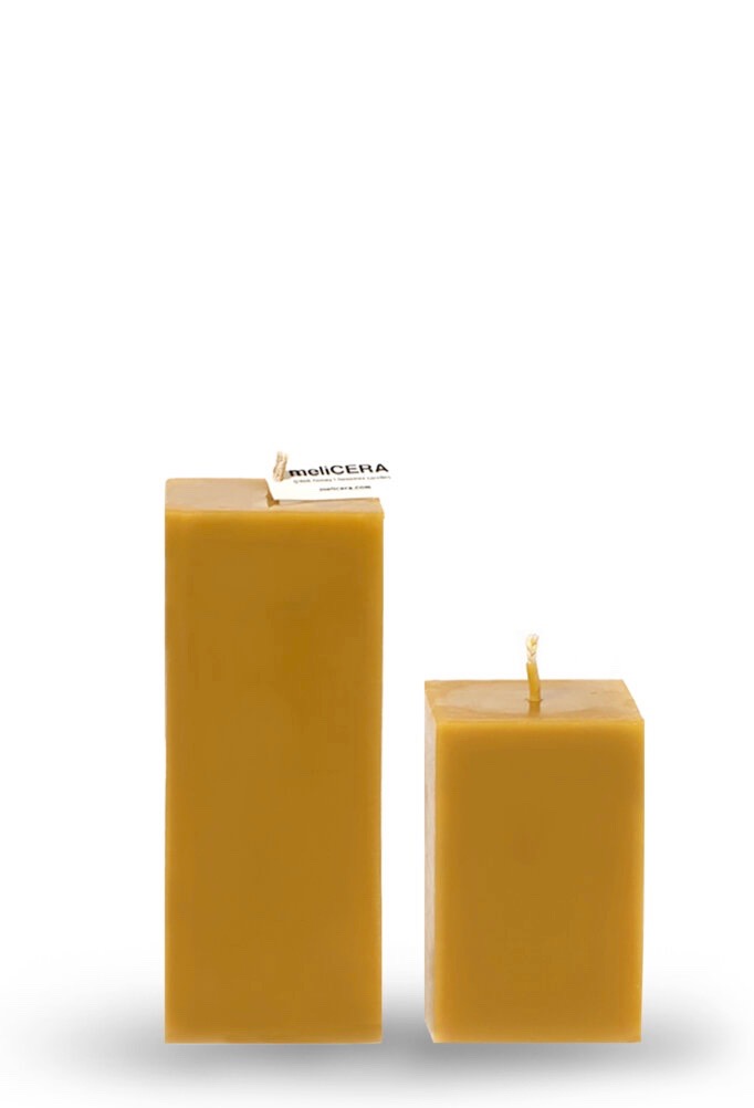 CUBE DUO beeswax candles meliCERA